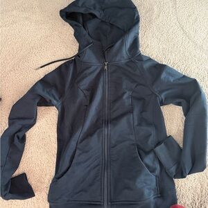 CRZ YOGA Women's Charcoal Hooded Jacket